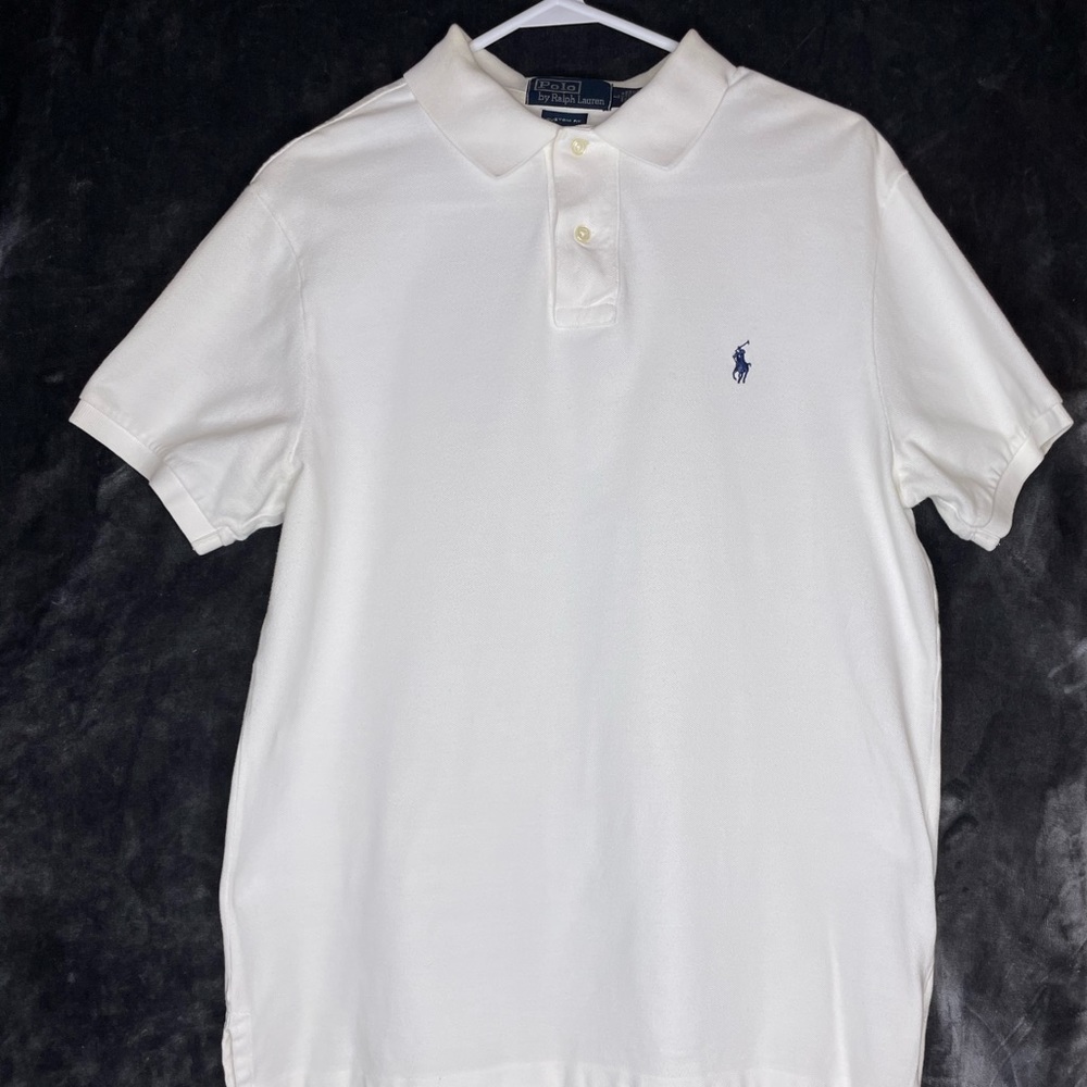 Men’s White Polo Shirt by Ralph Lauren
